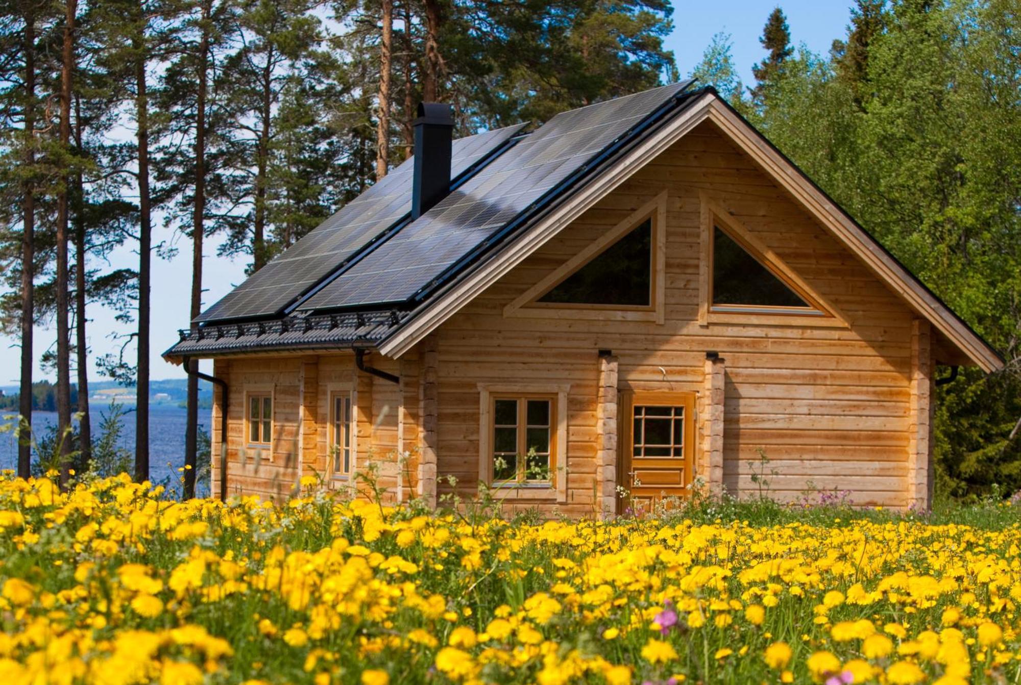 Blockhaus Am See - Komfort Umgeben Von Natur! Nalden Exterior foto